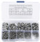 600 pcs Anillas de Presión, Arandelas de Resorte en Espiral, Arandelas de Seguridad, Acero Inoxidable V2A - M2/M2.5/M3/M4/M5/M6/M8/M10/M12