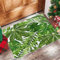 Badezimmerteppich 60x100 cm,Badematte rutschfest,Weicher Badvorleger,Tropische Blätter Exotisches Palmenlaub Dschungel Mode Pflanze ,Mikrofaser Absorbent Badteppich für Badewanne,Dusche und Badezimmer