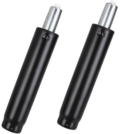 2 Pezzi Pistone Sedia Ufficio 22cm, Nero Pistone a Gas, Lunghezza Totale 270mm - 390mm, Ricambio Pistoni a Gas Fino a 400kg Di Portata, Pistone Sedia Ufficio Per Sgabelli, Sedie Girevoli, Sedie