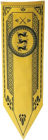 WANSHIXIANG Game Thrones RPG - Game Thrones Clegane Haus Flagge 150X45CM
