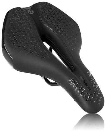 ROCKBROS Fahrradsattel Bequemer Hohl Ergonomisch Fahrrad Sattel Herren Damen Fahrradsitz Anti-Rutsch Sport Tourensattel für Mountainbike,Rennrad, MTB, City, E Bike