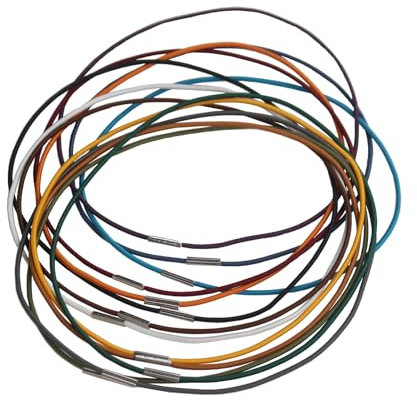 Dwpetzo Pack of 13 Multicolor Elastic Bands for Standard Size Traveler's Notebook - Jump Bands Accessories for Travel Journal