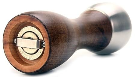 HPTHLY Pfeffermühle Pfeffer Holzpfeffermühle Salz- und Pfeffermühle mit Präzisionsrotoren aus Karbonstahl für Pfeffer, Meersalz, Gewürze und mehr Handpfeffermühle Gewürzmühle