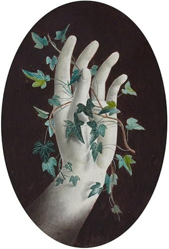 MNMSBFXQ Ölgemälde Leinwandbilder Bild Poster Kunstdrucke Efeu auf einer Marmorhand Anderson Drucken Ölgemälde für Wanddekoration 60x90cm