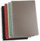 CISMARK 4 Pack Lined Spiral Journal Notizbuch für Frauen und Männer, 8.3 x 5.9,80 Blätter/160 Seiten College Ruled Notizbuch, A5 Kunststoff Hardcover Notizbuch für Büro, Schule, Zuhause