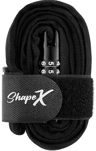 Leichtes Fahrradschloss für schwere Duti, Diebstahlschutz, 150 cm, Fahrradschlösser mit schnittfester Faser, patentiertes Korea, Roller- und E-Bike-Kabel, Sicherheitskabelkette