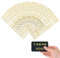 7 Blätter Buchstaben Aufkleber Gold Selbstklebender Glitter Alphabet Stickers Alphabet Dekorative Aufkleber Selbstklebender Selbstklebend Alphabet-Aufkleber für DIY Scrapbooking Grußkarte(Gold)