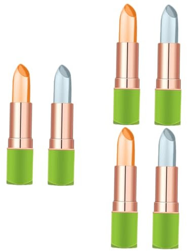 FOMIYES 3 Sätze Farbwechsel Lippenstift Gelee-lipgloss Lippenbalsam Bio Color Changing Lipstick Farbwechselnder Lippenstift Feuchtigkeitsspendender Lipgloss Aloe-lippenstift 2 Stück * 3