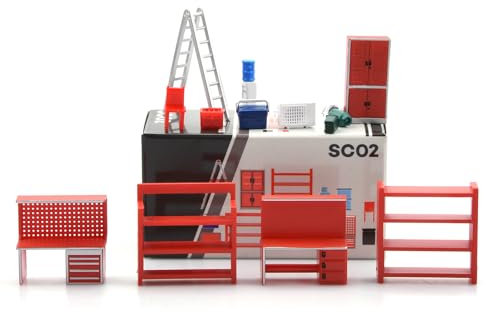 Garage Tools Dioramas Set for 1/64 Model Cars Garage Accessories Model Display Furniture Tools