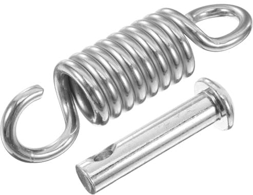 Ressort Oscillant Et Crochet pour Balancelle, Ensemble De Suspension pour Chaise Hamac, De Frappe, Et BalançOire - Acier Galvanisé, 13x3.4x0.65cm