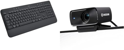 Logitech Signature K650 Teclado & Elgato Facecam MK.2 – Webcam prémium