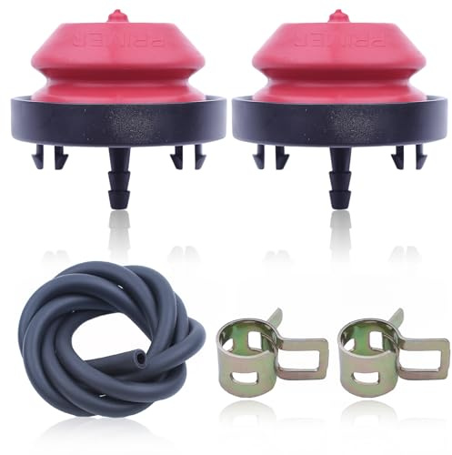 Haishine 2 Stück Rasenmäher Primer Pumpe für Tecumseh MTD usw Benzinpumpe Primer Birne für 798650 570682A 751-10639 951-10639 321802A HMSK100 HMSK105 1P61 1P65 Rasenmähern