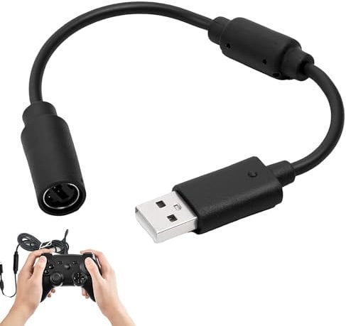 1 Pc Usb Breakaway Cable Prevent Accidental Damage Breakaway Cables Detachable Anti-Trip Quick Release Gamepad Controller Adapter Replacement for Xbox 360 Controller Cable, Games & Accessories