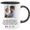 quotedazur - Mug Personnalisable Pour La Fête Des Pères - Tasse Cadeau Papa Personnalisé Homme - Noir/Céramique