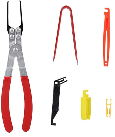 Fukaisu 6 Pcs Relay and Fuse Removal Tool Set, Automotive Relay Puller Pliers & Fuse Puller Tool Car Electrical Disconnect Pliers for Car Motorcycle Truck Fuses Replacement