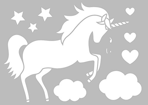 Artemio A4 Einhorn-Schablone.