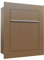 Unterputz-Briefkasten, Design Einbaubriefkasten Bari Rost - Bravios
