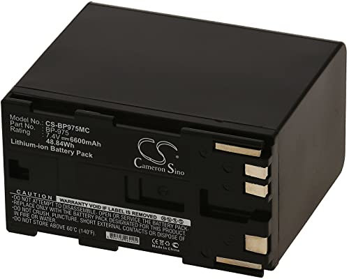 Batteria per videocamera Canon XL2, 7,4 V, agli ioni di litio