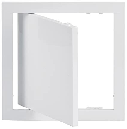 Blanco 20x20 cm Puerta de Inspección, Trampillas de Revision de Mantenimiento de Plástico ABS 200x200mm
