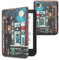 kwmobile Étui Compatible avec Kobo Clara 2E Coque - Étui à Rabat magnétique Tablette eReader Similicuir - Multicolore
