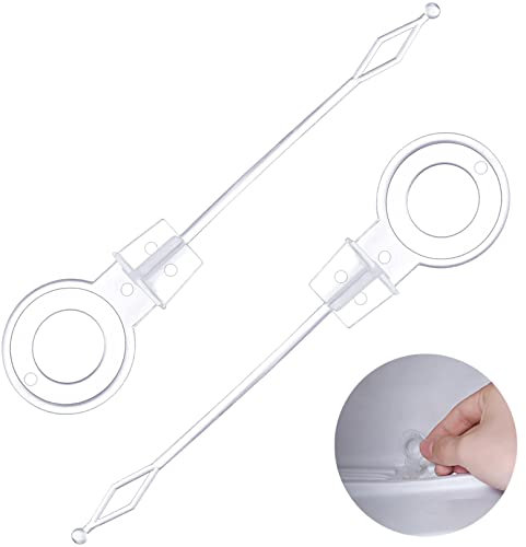 2pcs Universal Refrigerator Drain Hole Plastic Plunger,9.5cm Fridge Freezer Drain Hole Plunger Refrigeration Plunger,Mini Fridge Drain Hole Cleaning Tool Fridge Accessories Drain Unblocker(white)