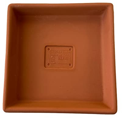 Garden Italia Vasi Sottovaso Quadro in Resina LQR 30 cm. Interno 30 x 30 in Resina Colore Terracotta Made in Italy per Esterni - infrangibile - Resistente al Gelo - Robusto