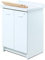 Giordanoshop Mobile Lavatoio 63x60x87 cm 2 Ante ASSE in Legno Montegrappa Acqua Edilla Bianco