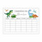 KT-Schmuckdesign Stundenplan abwischbar Dinosaurier - Schulkind, Geschenkidee, Acryl, wiederverwendbar, Stundenplan für Zuhause