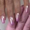 Ceboic 24Pcs French False Nails, Acrylic Press on Nails Medium Coffin Fake Nails, Glossy Removable Stick on Nail with Glue Stickers for Women and Girls DIY Manicure - Pink Gradient