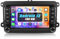 CAMECHO [1+32G] Android 13 Autoradio für VW Golf 5 6 Touran Polo Touran Radio mit Navi, 7 Zoll Bildschirm Touch Display Auto Radio mit Bluetooth RDS FM Navigation GPS WiFi USB Canbus-p2