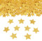 ParPix 60 Stück Golden Stern Konfetti, Groß 3cm Glitzer Sterne Streudeko Weihnachten, Moosgummi Sterne Glitter, Stern Weihnachten Tischdeko, Konfetti Gold Stern Sticker für Geburtstag, Hochzeit