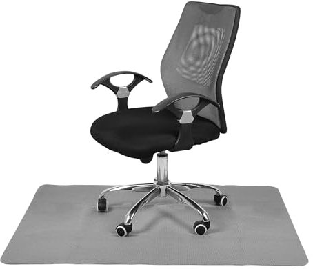 Dyna-Living Office Chair Mat,Home Multi-Purpose Low-Pile Chair Carpet Hard Floor Protector Mat, Floor Protectors for Rolling Chairs,Non-slip Computer Chair Mat For Hard Floor (Grey)