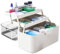 Sertay Caja Medicina 3 Niveles, Almacenamiento Cajas Medicamentos, Caja Medicamentos Tamaño Mediano, Botiquín Portátil, para Almacenar, Cosméticos, Herramientas de uso Común