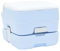 vidaXL Tragbare Toilette Hellblau & Weiß Kunststoff 10 L