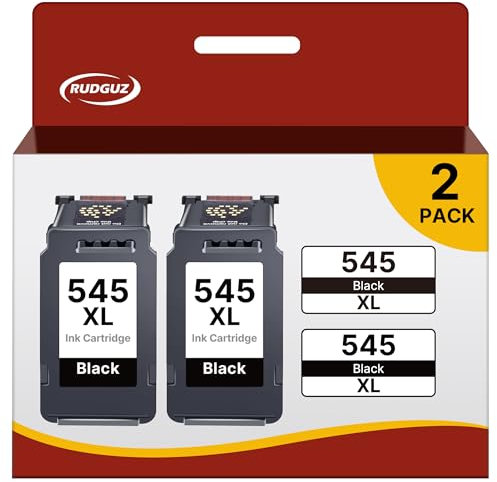 545 XL Schwarz PG-545XL PG545XL Kompatibel für Canon 545 545XL PG 545 Schwarz PG545 PG 545 XL für Canon MX495 Patronen TR4550 TR4650 TS3450 TS3351 TS3150 TR4551 TS3151 MG2555s (545 XL Black, 2er-Pack)