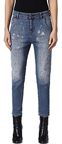 Diesel Fayza EVO 084SQ Damen Jeans Boyfriend (27W / 32L, Blau)