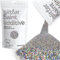 Hemway Glitter Paint Additive - Gun Metal Grey Holographic | Metallic Flakes for Adding Sparkle to Paints & Wood Varnish | Add to Emulsion, Acrylic & Latex for Indoor Sparkly Walls | 100 g