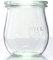 Weck 12 Einkochgläser Tulpenform 220ml RR60 im Original Karton mit Auswahl Zubehör (Mit Glasdeckel, Ringen und Klammern)