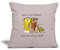 Spreadshirt Janosch Bär Tigerente Tiger Gemeinsam Stark Kissenbezug 45 x 45 cm, One Size, helles Taupe