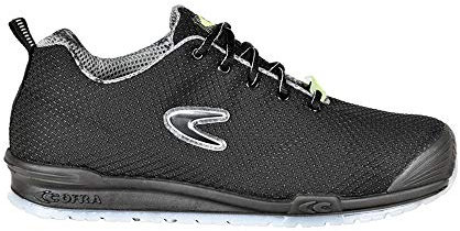 COFRA 78802-010.W42 Hardy ESD S3 SRC Zapatos de Seguridad, Negro/Plata, Talla 42