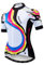 Hotlion Sommer-Fahrradtrikot, atmungsaktiv, für Damen, Mountainbike-Trikot, schnelltrocknend, kurzärmelig, Fahrradbekleidung, Cf2239, L