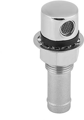 Marine Boat Fuel Vent 316 Stainless Steel 7.6x3.3cm | - saltwater hardware, direct mount yacht fitting, 1.2cm vent hole