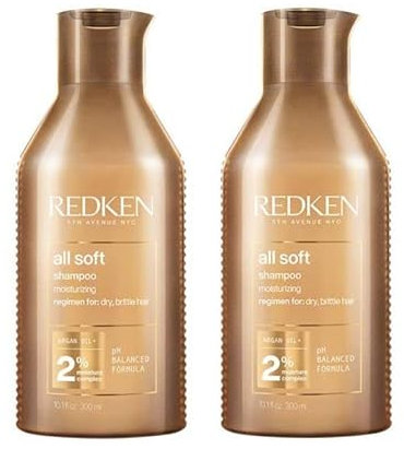 Redken All Soft Shampoo, 300 ml, doppelt