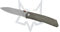 fox production fx.525mi couteau lame acier inox becut manche 11 cm Micarta/aluminium anodisé orange vert