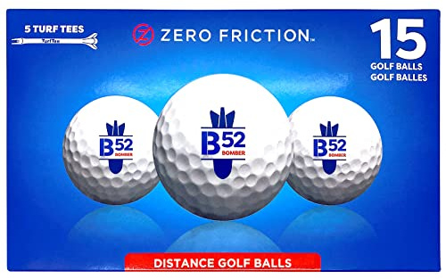 Zero Friction B52 Distance Golfball, 15 Stück