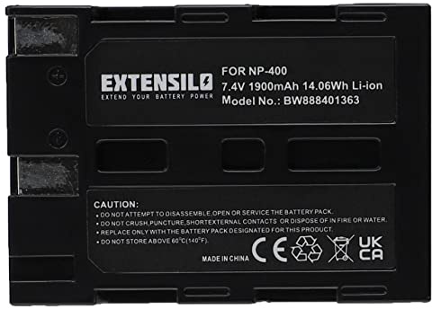 EXTENSILO Akku Ersatz für Pentax D-LI50 | für Kamera (1900 mAh, 7,4 V, Li-Ion)