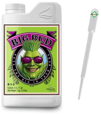 Weedness Advanced Nutrients Big Bud 500 ml – Flüssiger NPK Blütendünger für Growbox, Indoor & Outdoor Pflanzen, Erde & Hydro, Booster für kräftige Blüten & höheren Ertrag