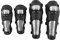 Rodilleras Plateadas y Negras para Motocicleta, Protectores de Codo, Equipo de Protección para Motocross, ATV, Bicicleta de Montaña