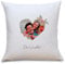 OWLBOOK® Fotogeschenke mit eigenem Foto Personalisierte Geschenke für Frauen Männer Fotokissen mit eigenem Foto mit Füllung Personalisiert mit Foto Herz Flauschig 40x40