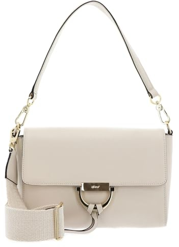 Abro Leather Kavir Shoulder Bag Temi Beige